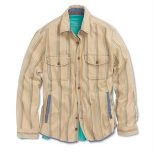 TERRITORY AHEAD Sirocco Shacket - Flannel Button Down in Mojave Color - XLT